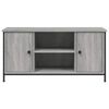 vidaXL Mueble de TV madera contrachapada gris Sonoma 100x40x50 cm