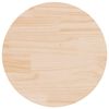 vidaXL Tablero de mesa redondo madera maciza de pino &Oslash;50x3 cm