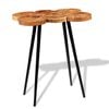 vidaXL Mesa de bar de tronco madera maciza de acacia 90x60x110 cm