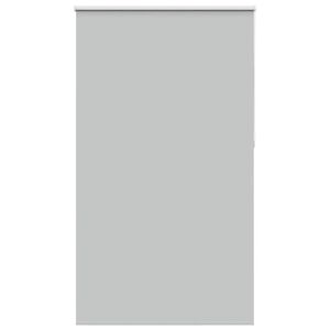 vidaXL Estor Enrollable Opaco gris claro 125x210 cm Tela Ancho 121,6cm