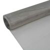 vidaXL Cercas de alambre 100 x 500 cm Mesh Acero Inoxidable 201