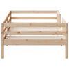 vidaXL Estructura de cama sin colch&oacute;n madera maciza de pino 100x200 cm