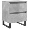 vidaXL Mesita de noche madera de ingenier&iacute;a gris hormig&oacute;n 40x35x50 cm