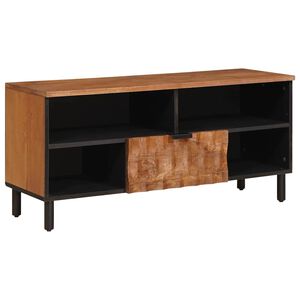 vidaXL Mueble de TV Acabado de Acacia Marr&oacute;n 100 x 33 x 46 cm