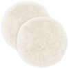 vidaXL Coj&iacute;n con almohada HEERLEN 2 uds. Blanco Fleece PV