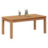 vidaXL Mesa de Jardín Natural 95 x 45 x 40 cm Madera de teca maciza