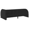 vidaXL Estructura de Cama Esquina con Colch&oacute;n 2 pcs Negro Terciopelo