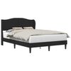 vidaXL Estructura de cama con cabecera Negro 160 x 200 cm Terciopelo
