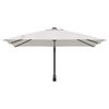 vidaXL Parasol de jardín Beige y Negro 248.5 x 247.5 x 160 cm