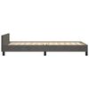 vidaXL Estructura de cama sin colchón terciopelo gris oscuro 100x200cm