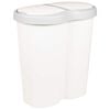 vidaXL Cesta de Basura Blanco 48 x 30 x 51 cm PP