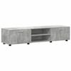 vidaXL Conjunto de mueble de TV con caj&oacute;n FLORIN Gris Concreto