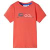 vidaXL Camiseta infantil de manga corta rojo claro 116
