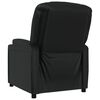 vidaXL Sill&oacute;n reclinable de cuero sint&eacute;tico negro