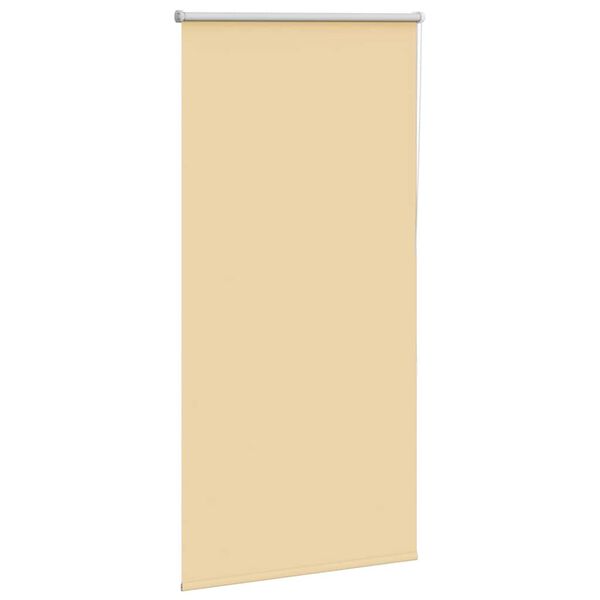vidaXL Estor Enrollable Opaco Beige 80x175 cm Tela Ancho 75,7 cm