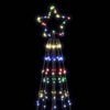 vidaXL Árbol de Navidad LED 550 LEDs de colores 300 cm
