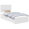 vidaXL Estructura de cama con caj&oacute;n 90 x 190 cm Madera de ingenier&iacute;a