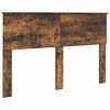vidaXL Cabecero Roble ahumado Madera de ingenier&iacute;a