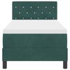 vidaXL Cama tipo Box Spring Verde oscuro 80 x 200 cm Terciopelo
