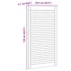 vidaXL Puerta de Armario con puerta 2 pcs Natural 110 x 2,1 x 59,5 cm