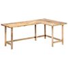 vidaXL Escritorio de madera maciza de mango 180x120x76 cm