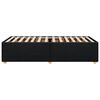 vidaXL Estructura de cama sin colchón tela negro 90x200 cm