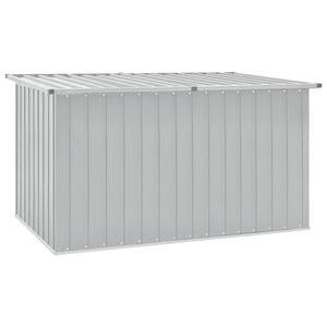 vidaXL Caja de almacenaje para jardín gris 171x99x93 cm