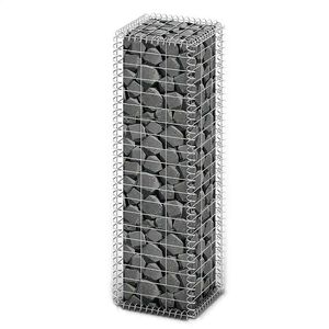 vidaXL Cesta para muro de gaviones de alambre galvanizado 100x30x30 cm
