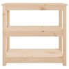 vidaXL Mesa consola madera maciza de pino 80x40x74 cm