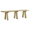 vidaXL Banco de jard&iacute;n madera maciza de pino impregnada 160 cm