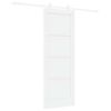 vidaXL Puerta Corredera 73,5 x 198,5 cm Madera de ingenier&iacute;a Blanco
