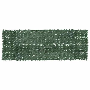 vidaXL Toldo para balc&oacute;n con hojas verde oscuro 300x100 cm