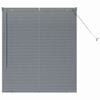 vidaXL Persianas venecianas Manual Gris oscuro 130 x 110 cm Aluminio