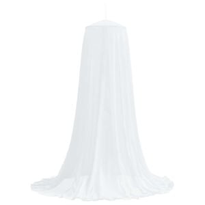 vidaXL Mosquitera para cama de malla de 156 3 pcs Blanco Poli&eacute;ster