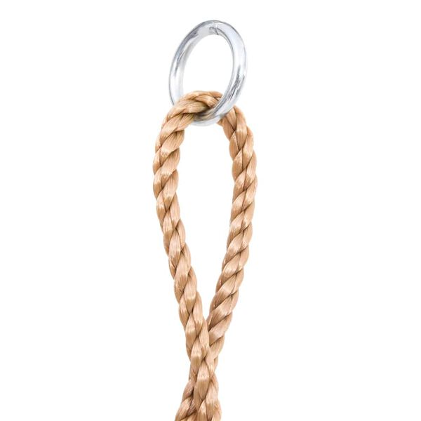 vidaXL Columpio de asiento para niños verde