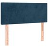 vidaXL Cama box spring con colch&oacute;n terciopelo azul oscuro 90x190 cm