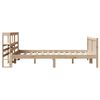 vidaXL Estructura de cama sin colch&oacute;n madera maciza de pino 140x190 cm