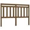 vidaXL Cabecero de cama madera maciza de pino marr&oacute;n miel 126x4x100 cm
