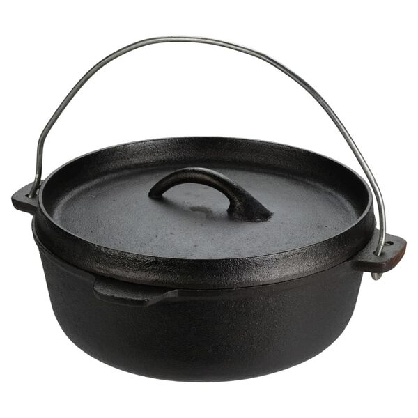 ProGarden Olla para cocina holandesa VAGGAN hierro fundido 20 cm