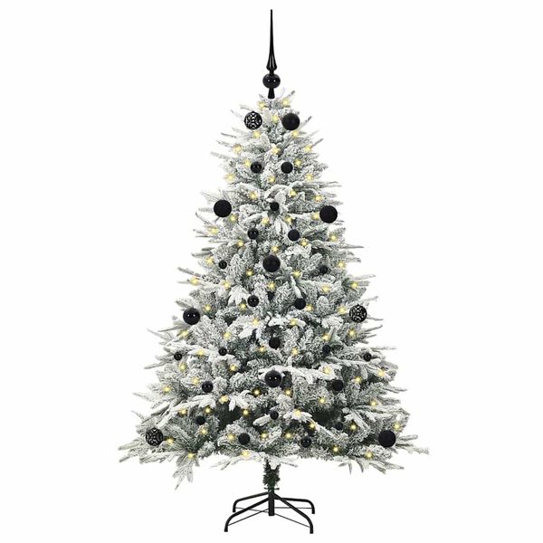 vidaXL &Aacute;rbol de Navidad Artificial Pre-iluminado con Juego de Bolas