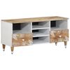 vidaXL Mueble de TV madera maciza de mango 100x33,5x46 cm
