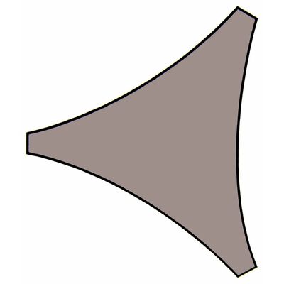 Perel Toldo de vela triangular 5 m gris topo GSS3500TA