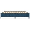 vidaXL Estructura cama sin colch&oacute;n terciopelo azul oscuro 200x200 cm