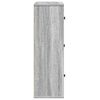 vidaXL Estanter&iacute;a madera de ingenier&iacute;a gris sonoma 60x24x76,5 cm