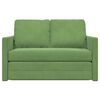 vidaXL Sof&aacute; cama Verde claro 204 x 122 x 60 cm Terciopelo