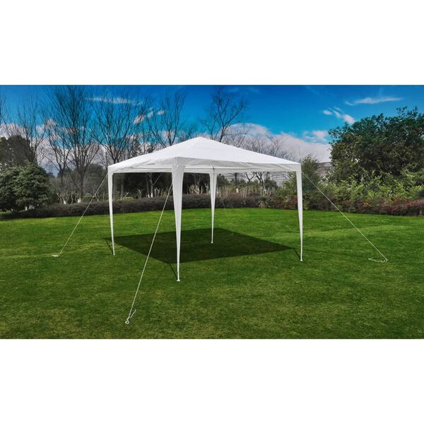 vidaXL Carpa cenador de jardín techo de pirámide 3x3 m