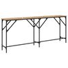 vidaXL Mesa Consola Roble artesanal 180 x 30 x 75 cm