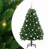 vidaXL &Aacute;rbol de Navidad artificial 150 cm 150 LED Blanco C&aacute;lido Verde