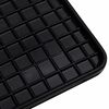 vidaXL Alfombrilla de Coche 4 pcs Negro Goma