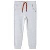 vidaXL Pantalones de ch&aacute;ndal infantiles gris m&eacute;lange 92